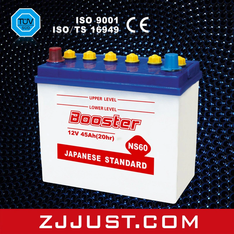 Autobatterie, trocken geladene Autobatterie, Bleiakku (55B24L 12V 45AH)