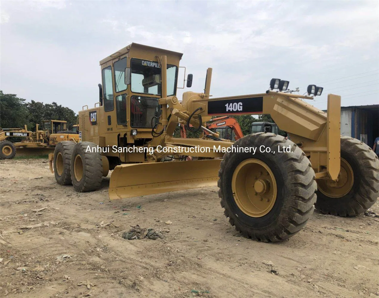 La niveladora de carretera utilizó máquinas Caterpillar 140g para la niveladora de construcción de carreteras