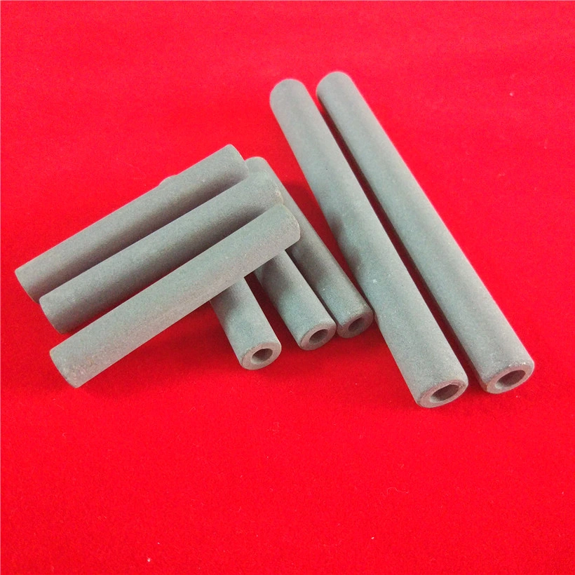 Custom Pressureless Sintering Wear Resistant Porosity Silicon Carbide Porous Ceramic Bushing