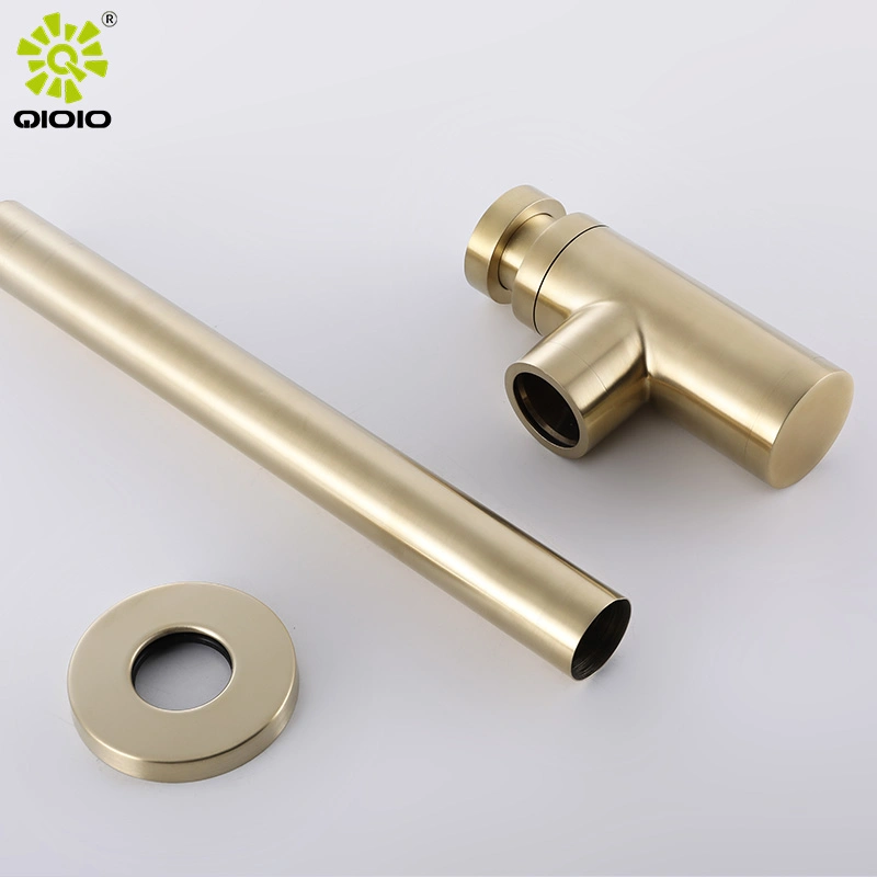 Europe Hot Sell Bathroom Accessory 304 Stainless Steel Color Basin Waste Pipe Drain in Wall Mounted Hidden Drain Tube Trap Siphon Syfon Sifon Siphone