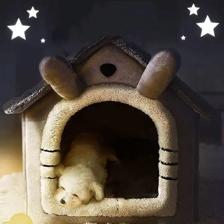 Портативный домик для собак Luxury Pet Dog House/Bed уютный теплый крытый