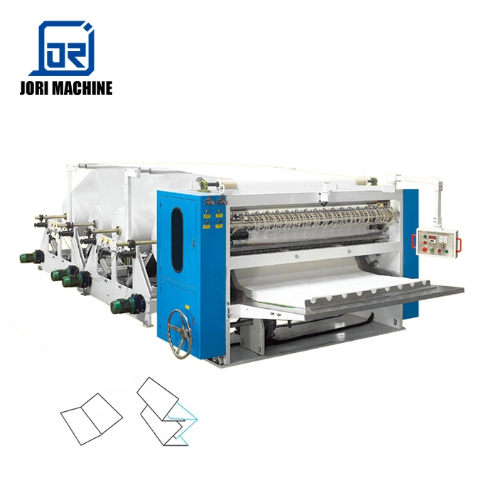 6L V Fold Facial Tissue Paper Folding Machine with Embossing