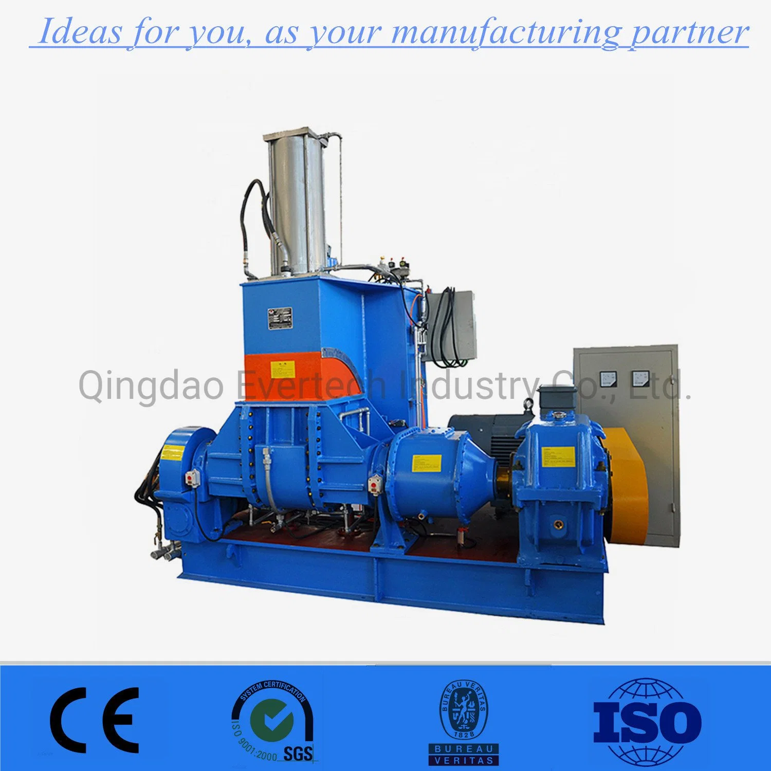 Back Door Feed Rubber Raw Materials Kneader Machine