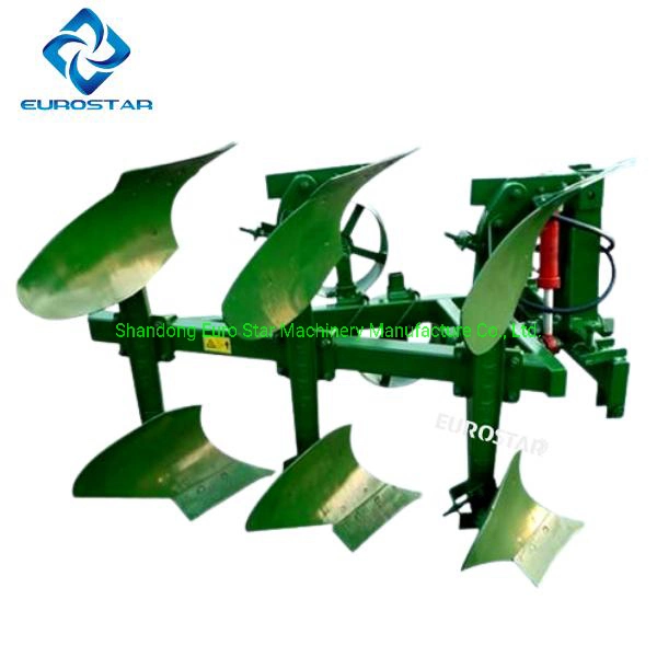 Working Width 1.2m 1lf-430 Hydraulic Flip Plow for 70-90HP Tractor Disc Plough Heavy Duty Paddy Filed Farm Grill Agricultural Machinery Rotary Plow