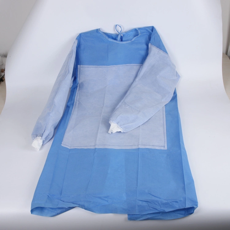 AAMI Level 3 Surgical Gown Disposable Sterile SMMS Reinforced Surgical Gowns