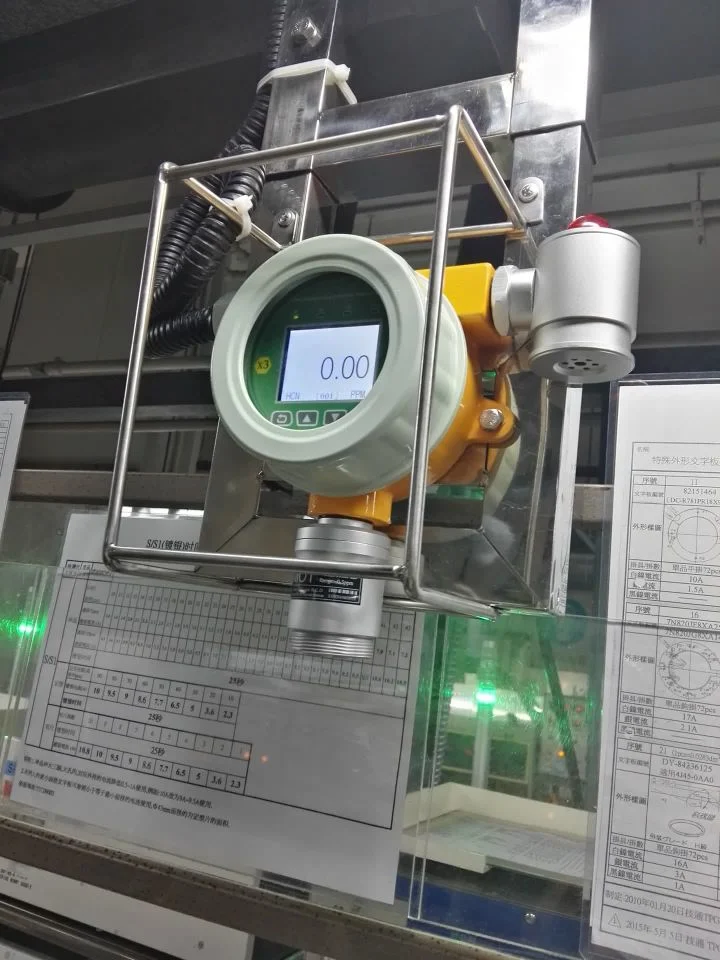 Monitoreo de dióxido de carbono de efecto invernadero CO2 alarma de gases