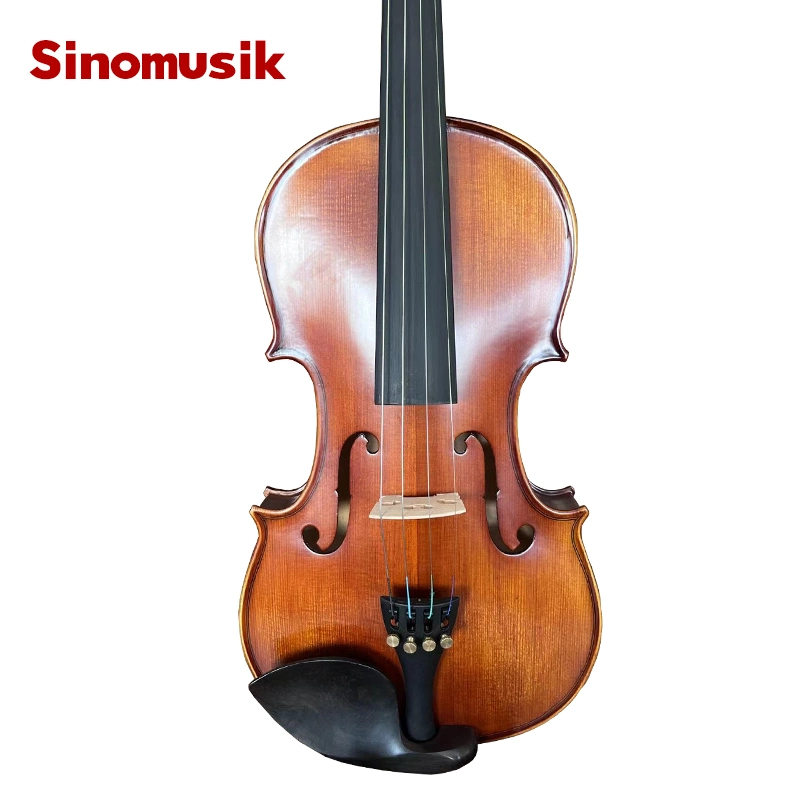 Sinomusik Hotsale Quality Solid Violion Model Mvt800 Antique Dark Brown Color