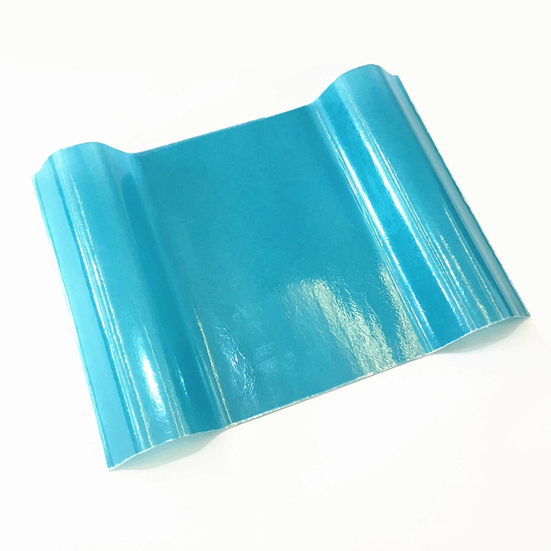 Gel Coated Transparent Fiberglass Reinforced Plastic FRP Roofing Sheet