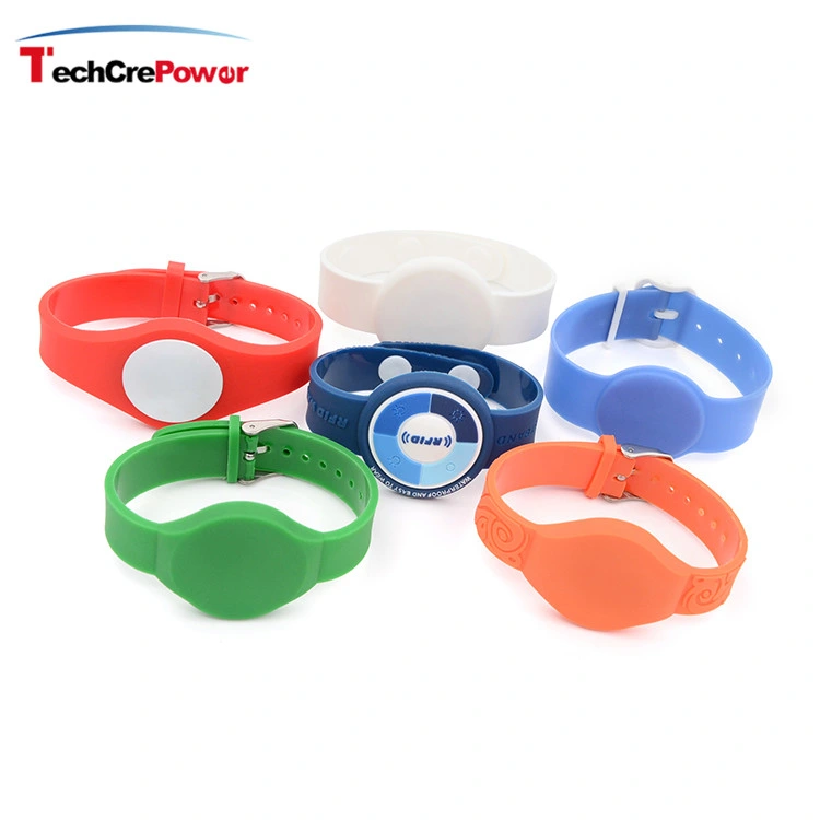 P002 P004 P005 P006 P009 P013 PVC RFID Pulseira Boa qualidade portátil personalizado Pulseira elegante