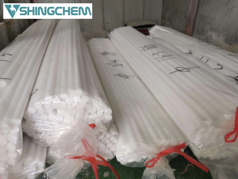 Big Discount PTFE Rod High quality/High cost performance  Low Price White Color Plastic Products Stirring Customize 4mm 400mm PTFE Rod