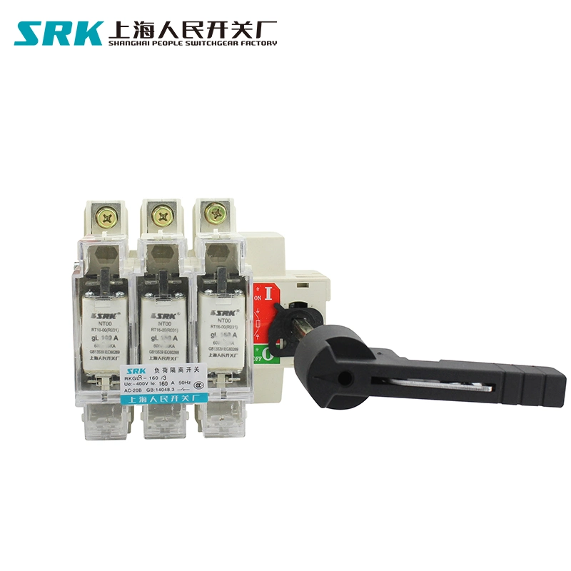 Hglr Fuse Type 3p 4p 63A 100A 160A 200A 250A 400A 630A 8000A 1000A 1250A Rotary Isolator Isolation Load Break Changeover Switch