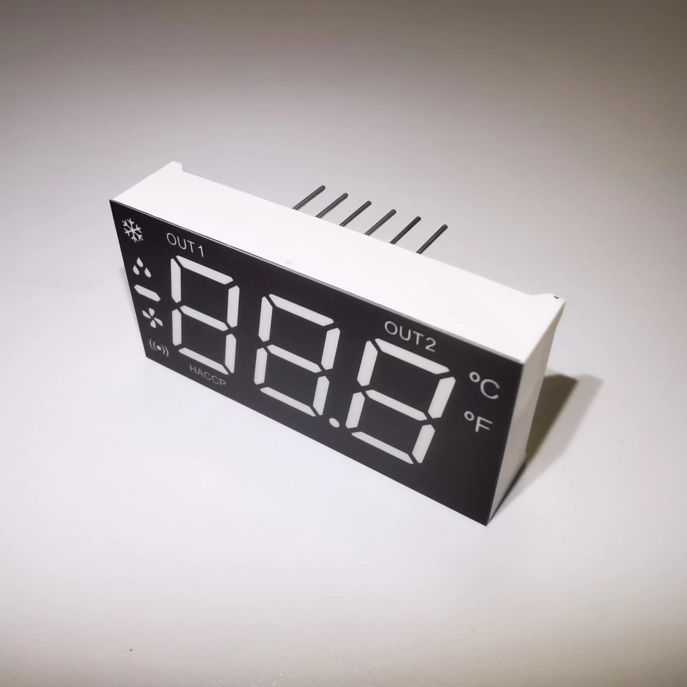 Bright White Customized 3digit 0.5inch Seven Segment LED Display for Refrigerator Control