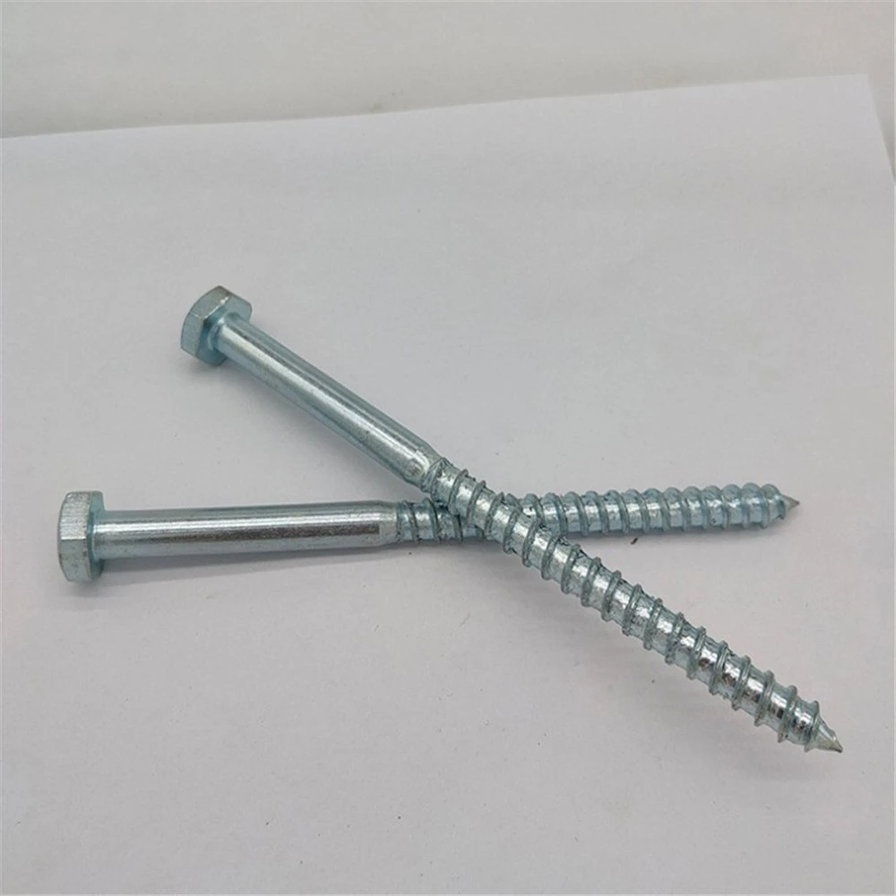 Hex Flange Face Cross Tapping Screw 304 Stainless Steel Wood Screws