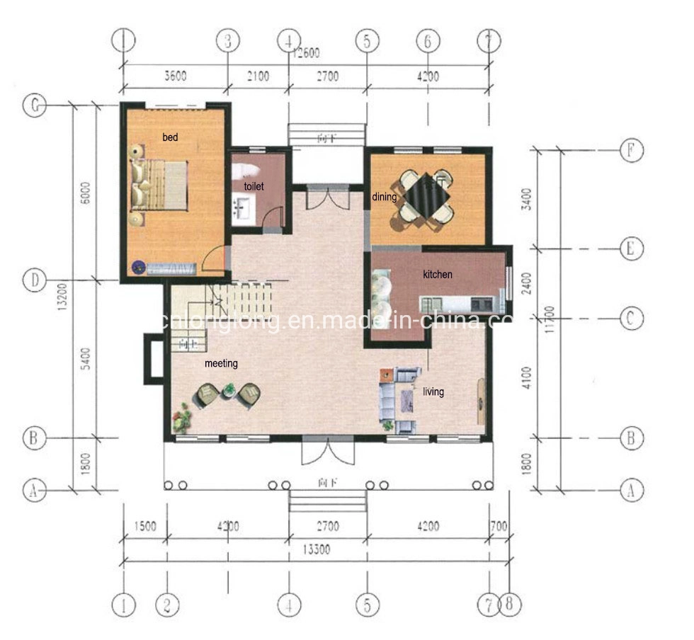 Prefab House Light Steel Structure Villa 3-13