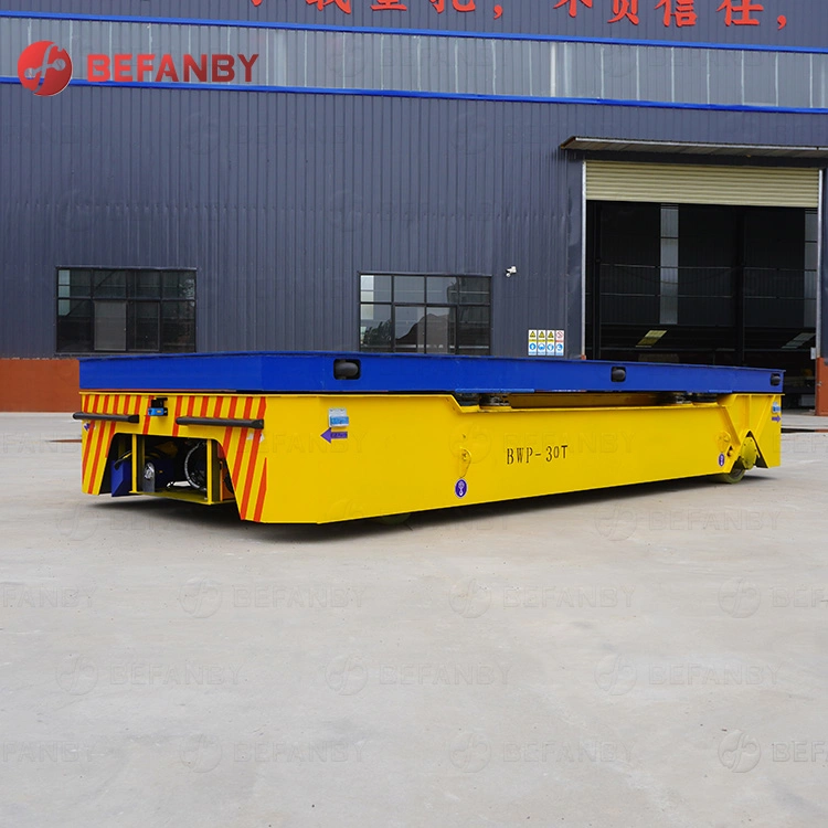 60 Ton Warehouse Auto Electric Transport Railless Cart