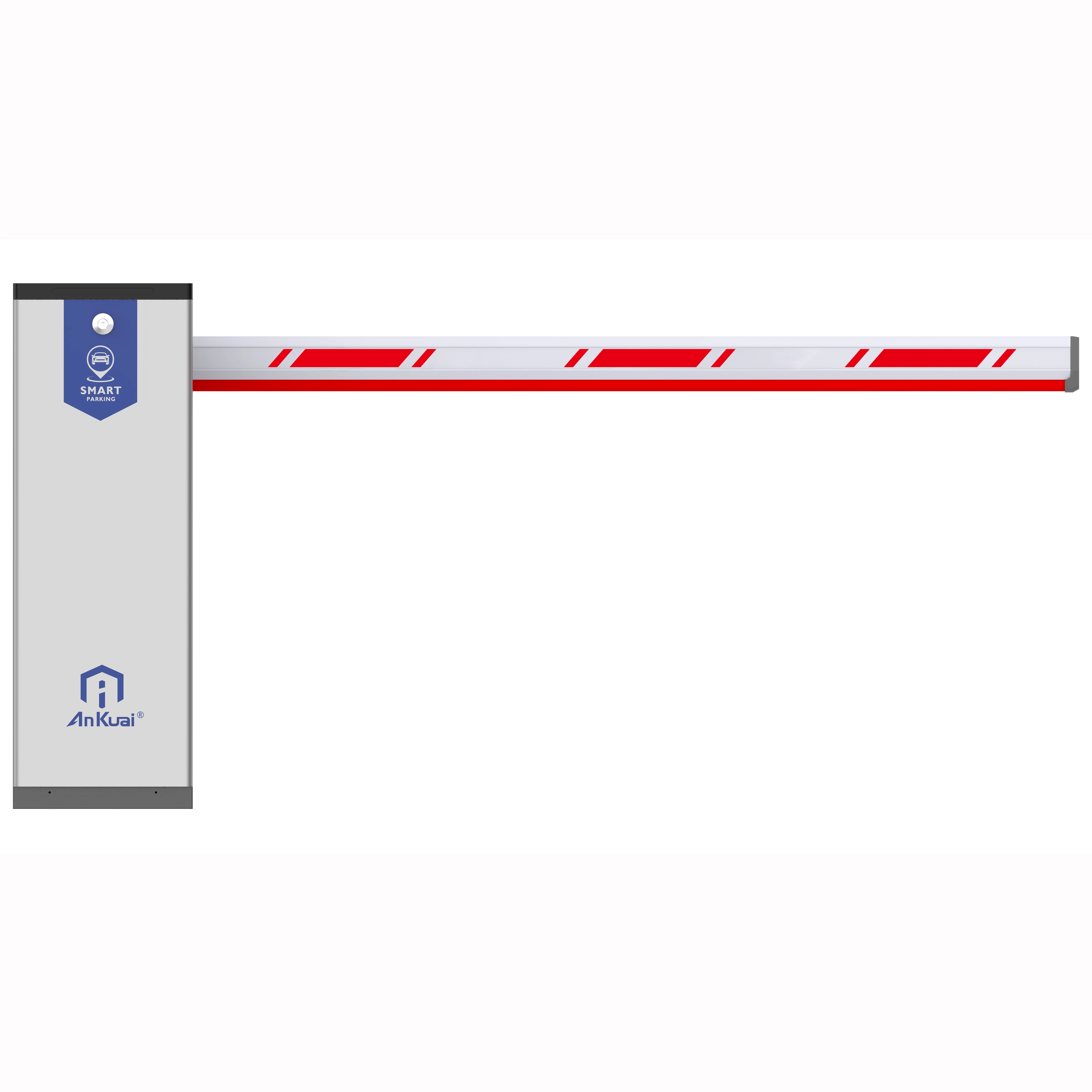 4.5m Straight DC24V Boom Barrier Traffic Plastic Barrier Gate Automatic Car Parking Gate Barrier System