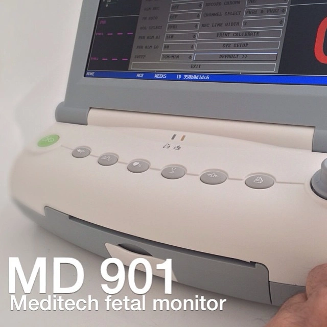 Hot Sale Fetal Monitor/ 12,1 pantalla Fetal Monitor Twins Fetal Detecte la máquina CTG del corazón