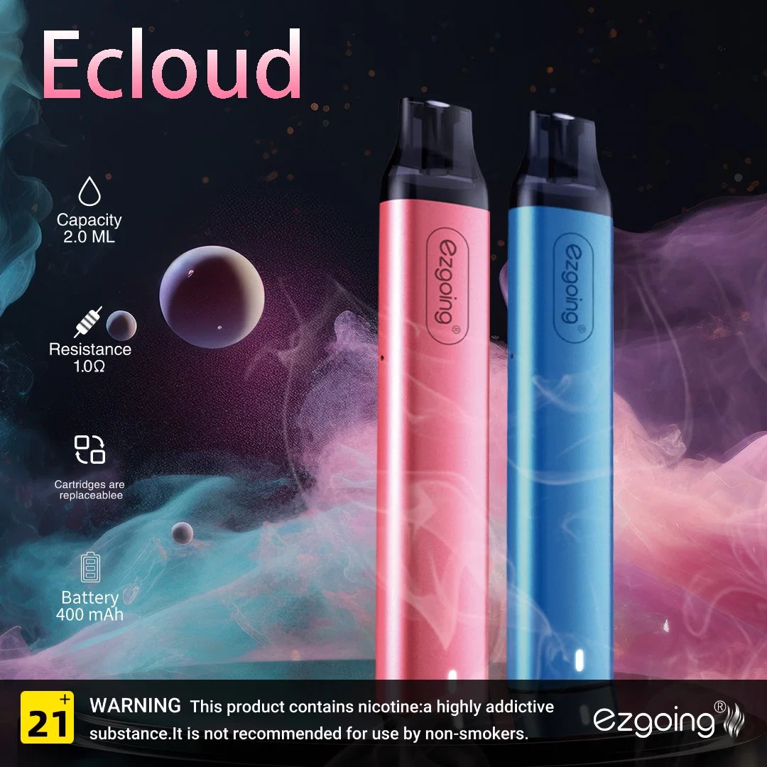 Großhandel/Lieferant Shenzhen Mini Einweg Ezgoing Ecould 600 Puffs Austauschbare Pod Elektrische Zigarette Aromen Angepasst