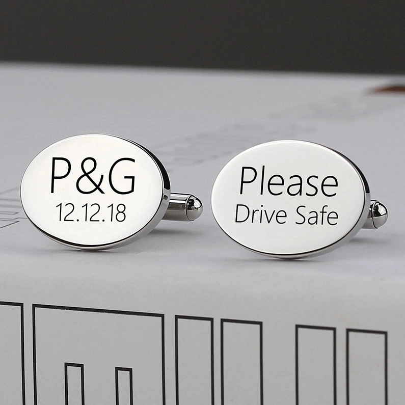 Wedding Custom Mens Cufflinks Fashion Garment Accessories Groomsmen Gift