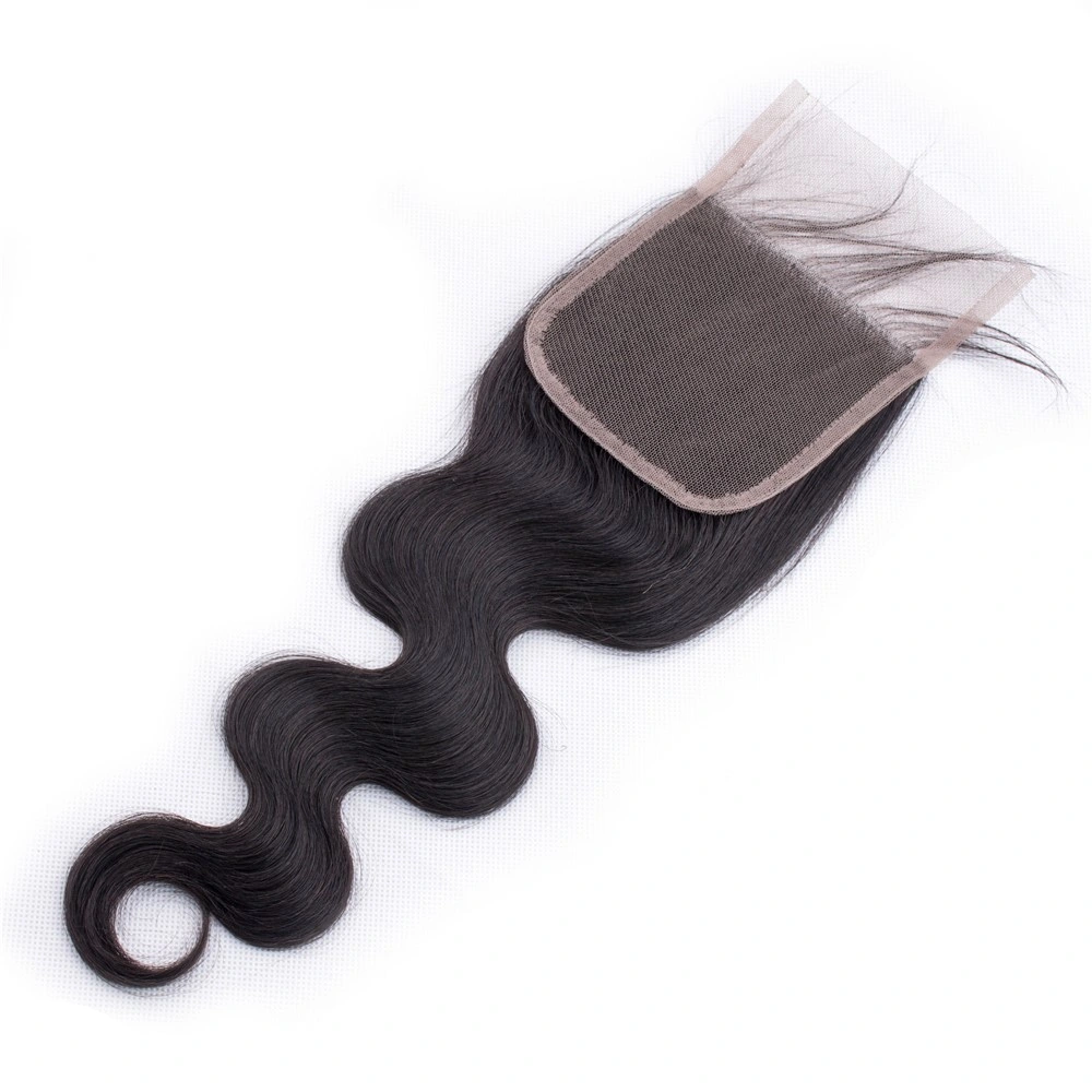 Riisca Natural Black Color Human Hair Extension of Straight