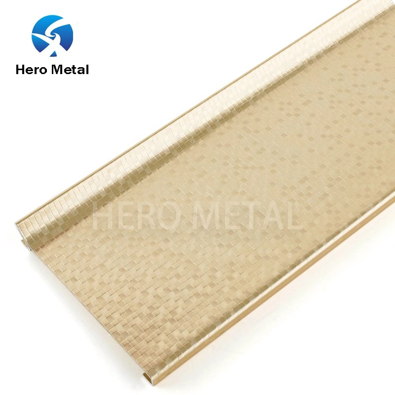 Decorative Material Wall Protection Membrane Coating Aluminum Baseboard