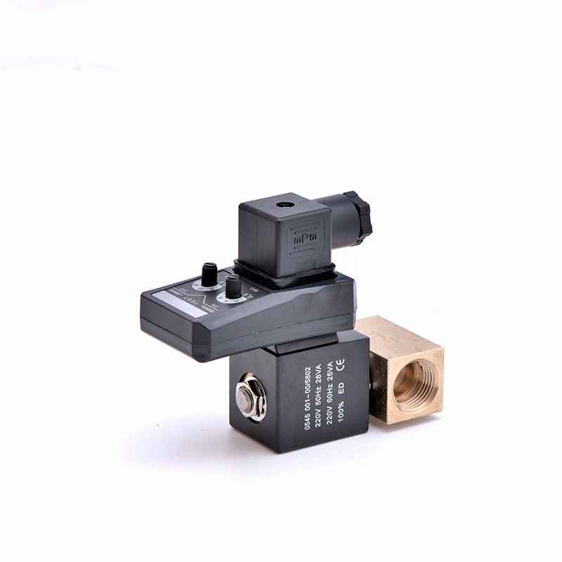 Automatic Brass Electronic Water Drain Valve with Mechanical Pneumatic Timer Solenoid Drain Valve for Air Compressor