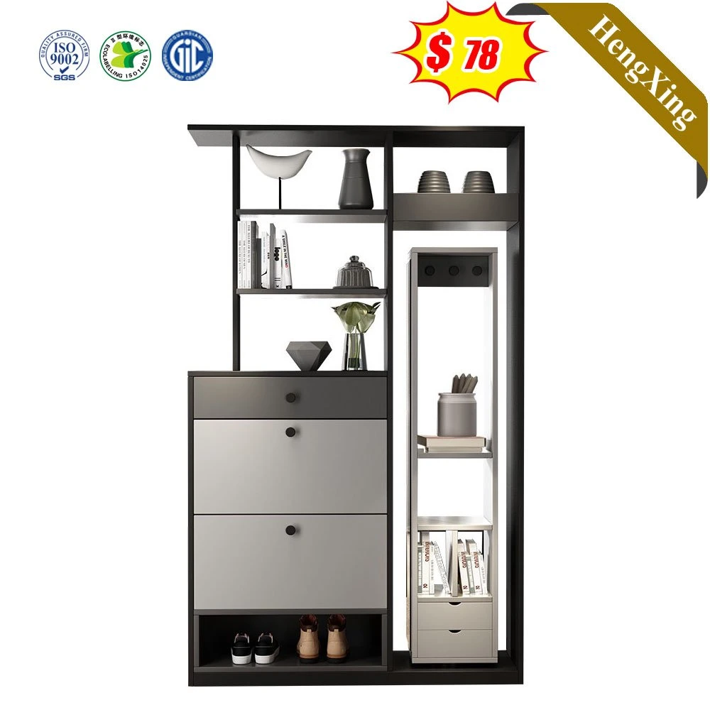 Hot Sale Modern Home Furniture Living Room Display Cabinet Wooden MDF File Racking Shelf