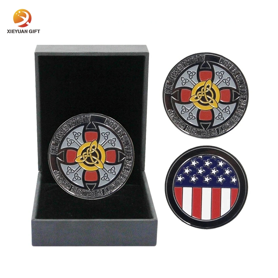 Sedex BSCI Certified Factory Custom Logo Design Operated Games Domino Coins Collection Old Antique Bitcoin Commemorative with Gift Box Metal Challenge Coin