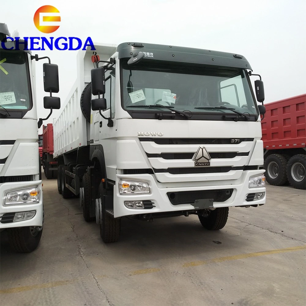 China Sinotruck Rueda 12 Volquete Camión Volquete 8X4 70 Ton camión volquete para la venta