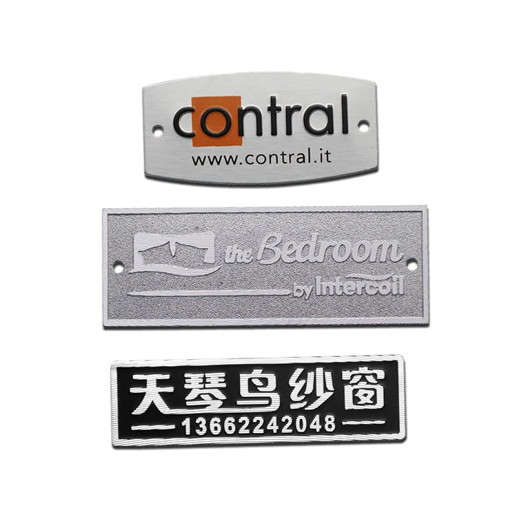 Wholesale Metal Aluminum Stickers Dog Tag Key Fob Christmas Gift Souvenir Coins Medallion Prize Medal Brand Logo Furniture Product Label