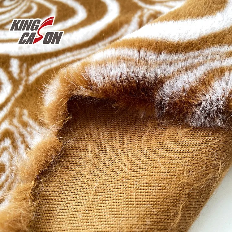 قماش Kingcason Printing Garment قماش قماش faux Fur 10 مم