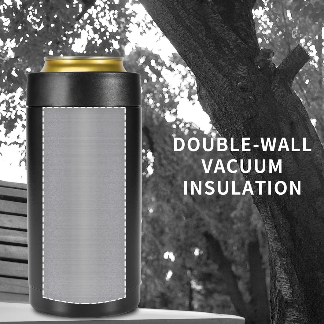 Double Walled Insulated Koozie Beer Beverage Holder Chiller Insulated 16oz Can Cooler