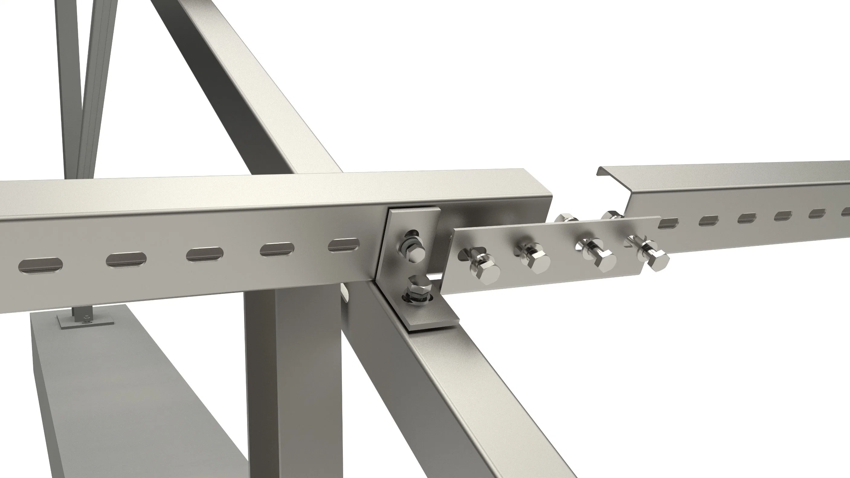 U-Shaped Steel Solar PV Stent for Solar Power Generation Project