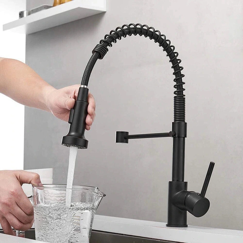 Hose Household Hot and Cold Water Rotatable Tap Single Handle Kitchen 360 Degree Faucet