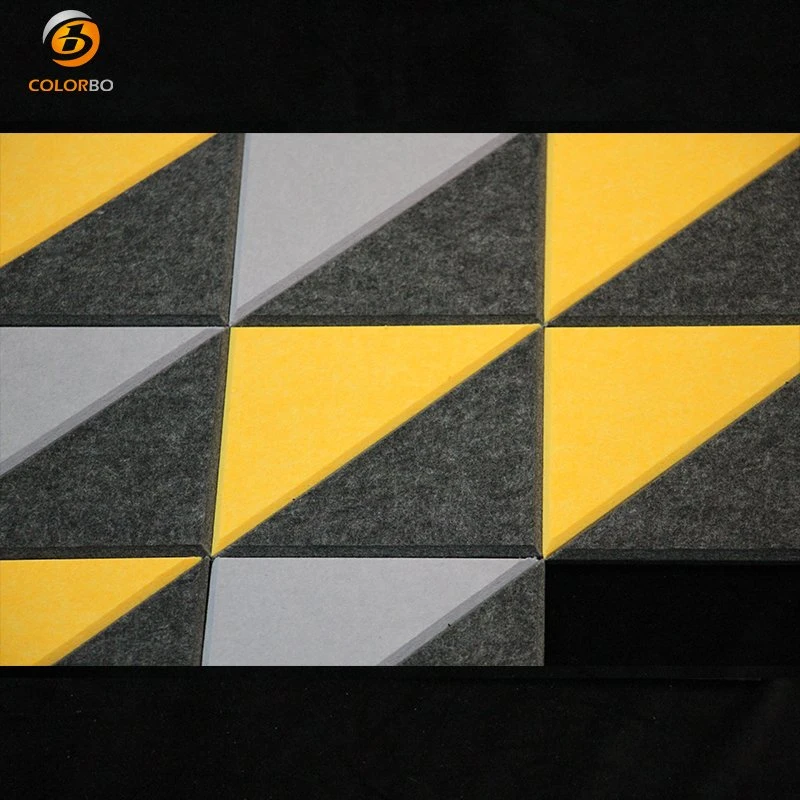 Interior Decoration Sound Absorption High quality/High cost performance  Pet Acoustic Wall Panels