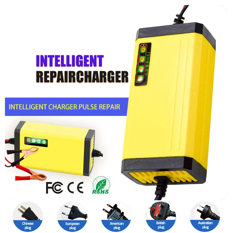 Langlebige 28W Pulse Reparatur Batterie 12V2a Stecker Auto Mobile Batterie Ladegerät