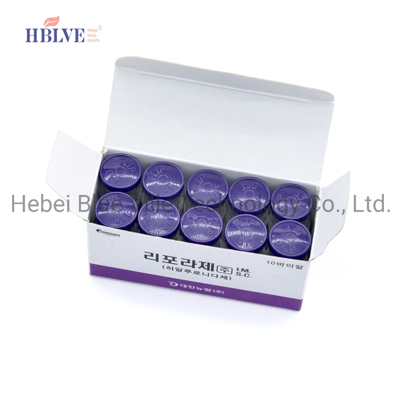 Factory Direct Sale Korea Hyaluronic Acid Lyase Skin Care Products Hyaluronidase Liporase