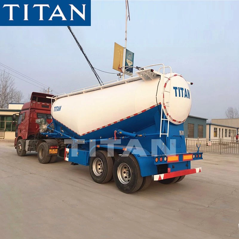 2 Axle 30cbm Dry Powder Bulk Cement Tanker Manufacturers for Sudan