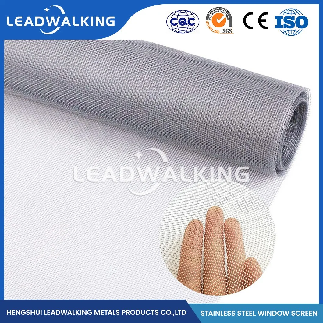 Leadwalking Theft Proof Window Screen Improved Clarity Stainless Steel Insect Screens Factory High-Quality China Stainless Steel Theft Proof Window Screen