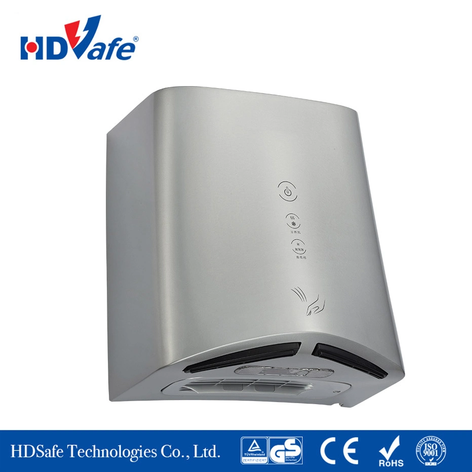 Vandal Resistant Brushed Steel Automatic Hand Dryer