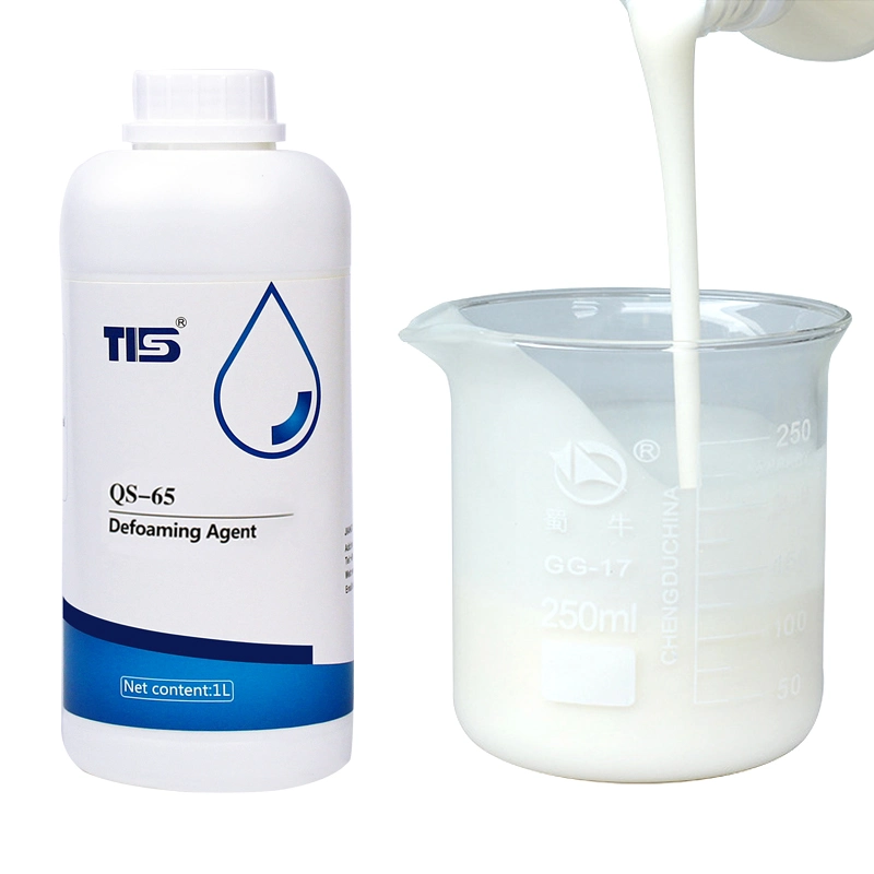 CAS 9006-65-9 Anti-Foaming Agent Organosilicone Defoamer Water Based Coatings Use QS-65