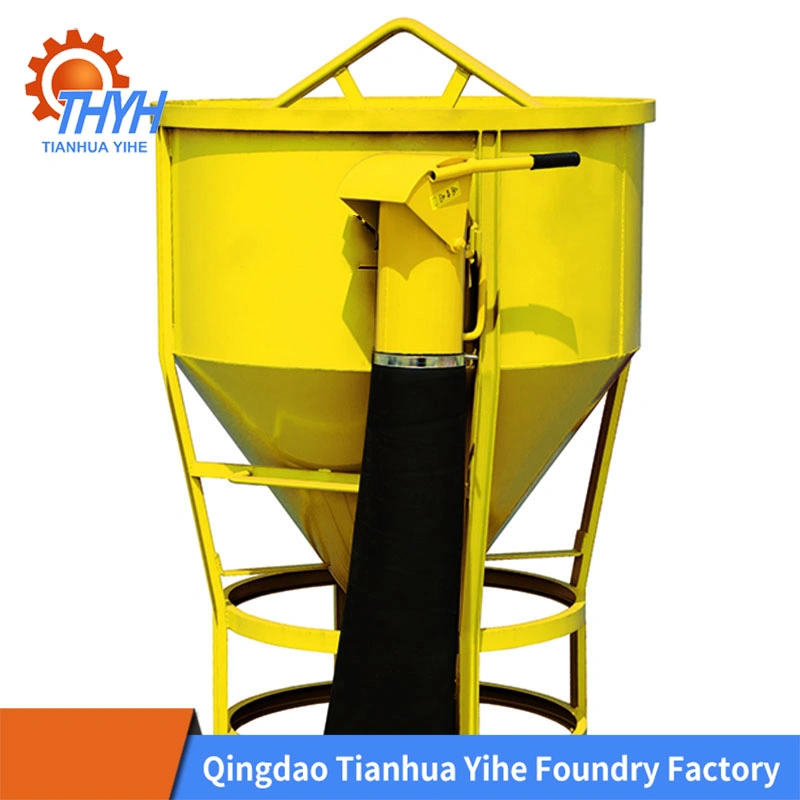 Crb800center Discharge Concrete Bucket/Vertical Round Concrete Bucket Concrete Block Making Machine