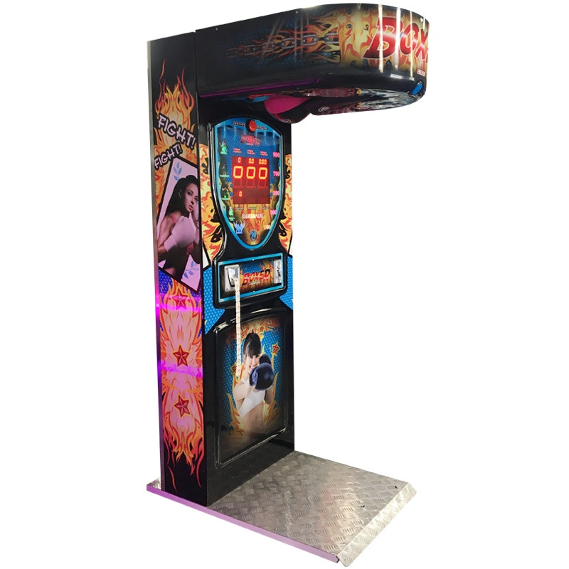 Boxe à pièces Punch Sport Arcade Game machine Punch de boxe Machine
