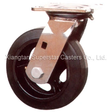 6in Heavy Duty Rubber Caster Wheel for American Style (MR62S)