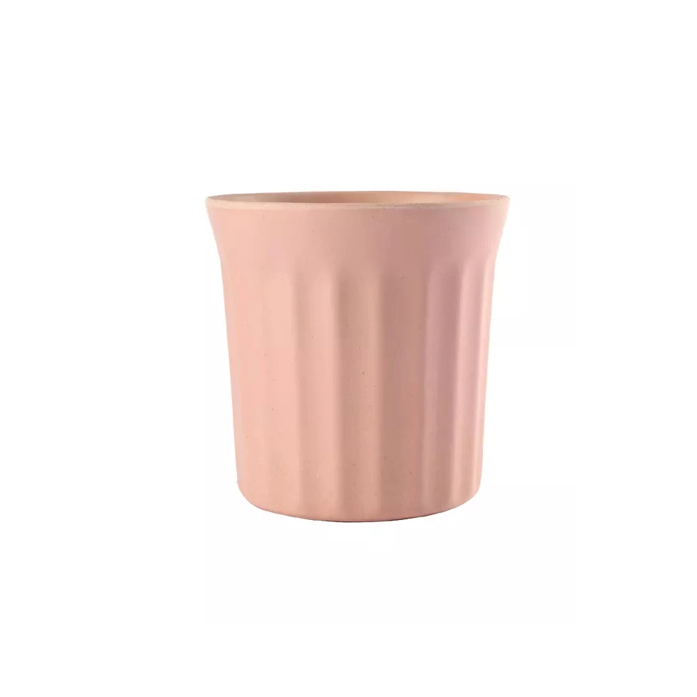 Nature Material Top Selling Indoor Desktop Round Flower Vase Pots Home Decoration Flower Pots Plant Pot