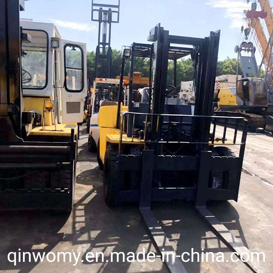 Used Japan Warehouse Lifting Machine Komatsu Fd80-8 Diesel Forklift Sale in China