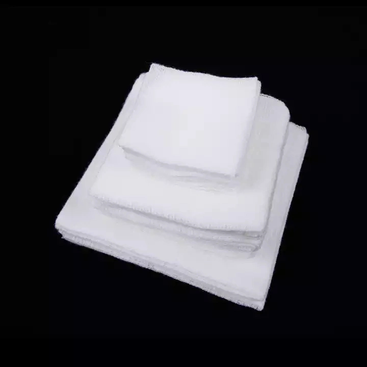 Medical Care Gauze Swabs 8 Ply Sterile Gauze Pad 100% Cotton 7.5X7.5cm Medical Disposable Gauze