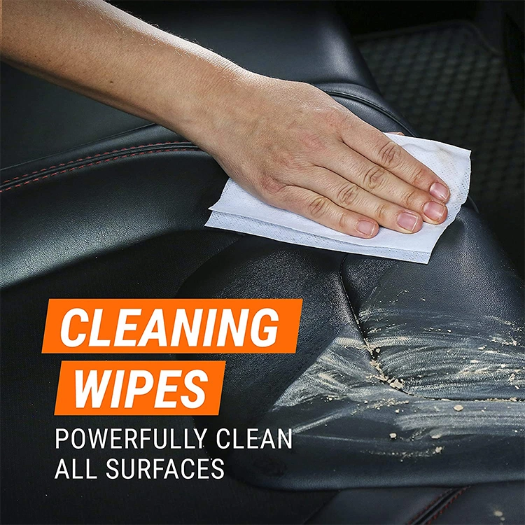 Biokleen 30PCS Pack Wholesaler Price Multi-Purpose Car Dashboard Wipes Car Glass Anti-Fog and Cleaning Wipes