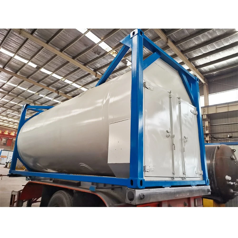 Customized High End Special 20FT Cryogenic Liquid Gas Oxygen Nitrogen Helium Storage ISO Tank Container