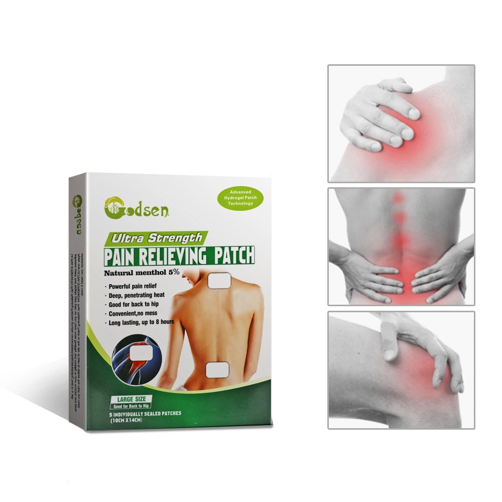 Cooling Peppermint Gel Pain Relieving Patch Comfortable and Effective Pain Relief